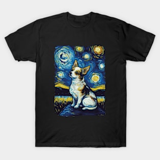 Chihuahua Starry Night T-Shirt